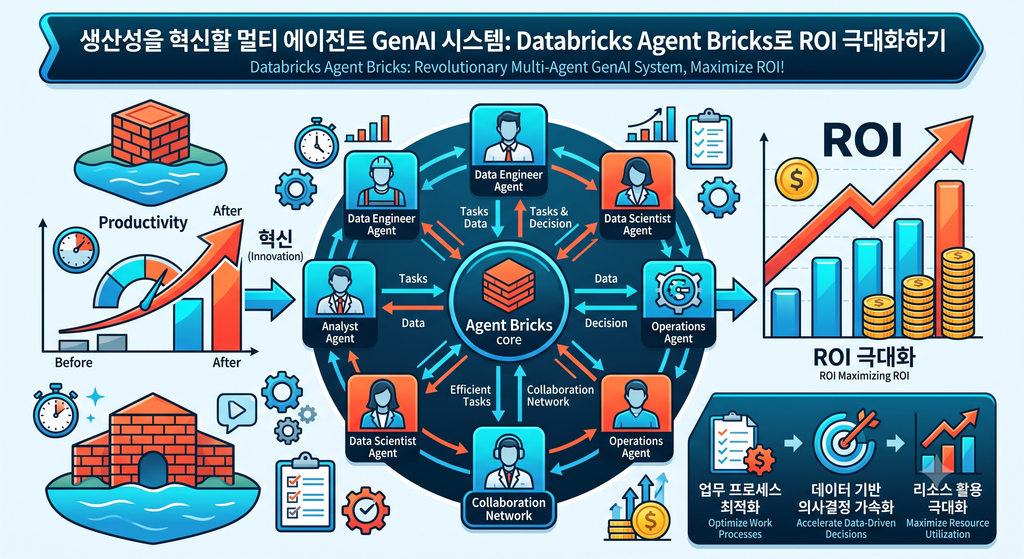 생산성을 혁신할 멀티 에이전트 GenAI 시스템: Databricks Agent Bricks로 ROI 극대화하기