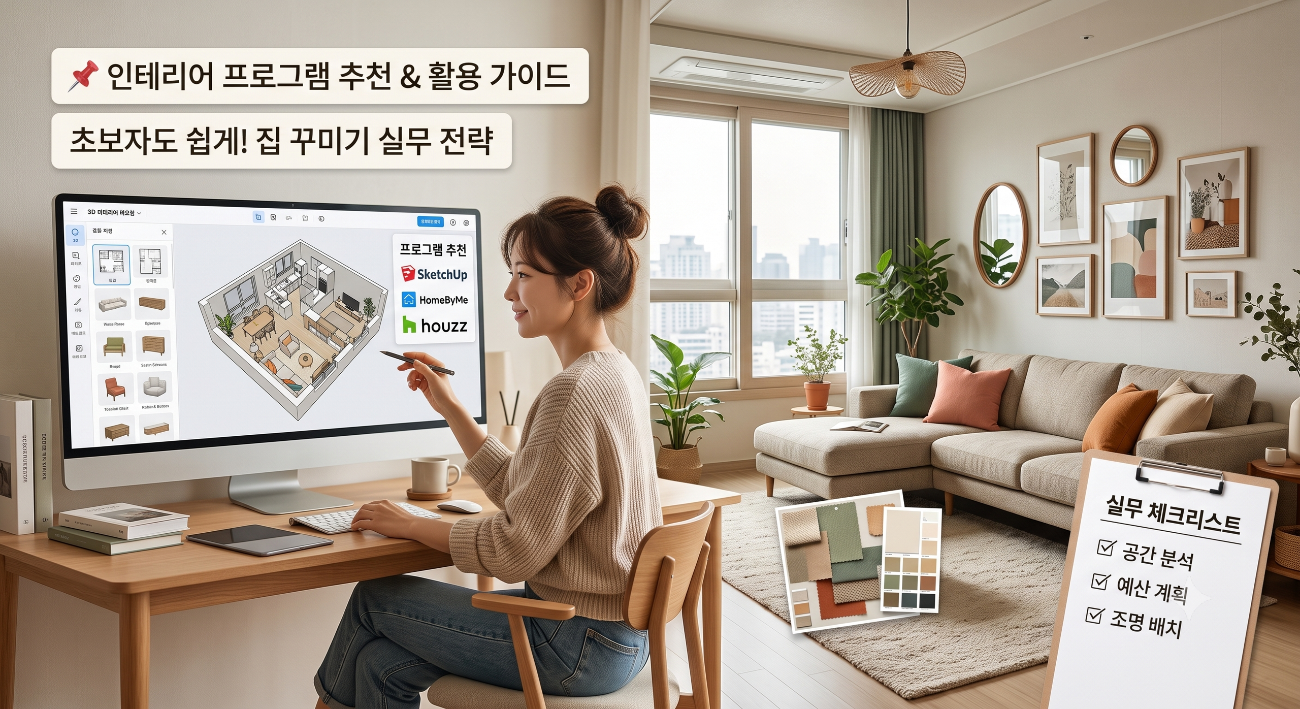 인테리어 프로그램 추천 및 초보자도 쉽게 집 꾸미는 실무 활용 가이드
